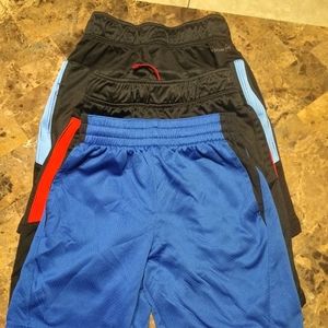 3 Pair Boys polyester shorts size 8